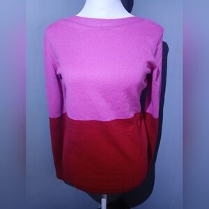 Apt. 9 Pink and Red Women's Sweater